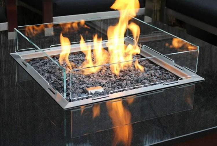 Modern Firepit Table Outdoor Gas Propane