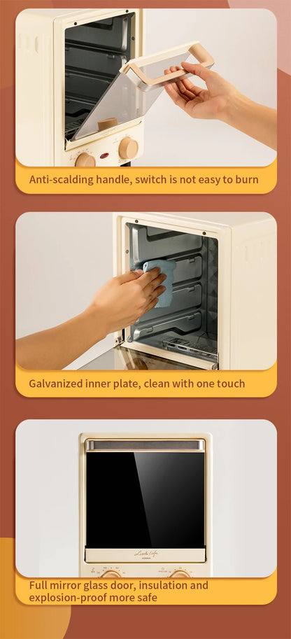 12L Mini Vertical Electric Oven