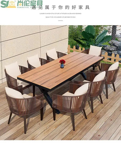 Wood Modern Garden Furniture Sets