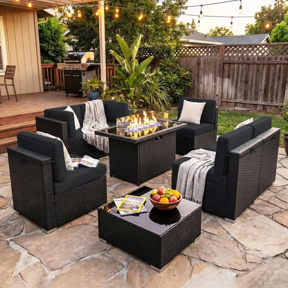 8 Pieces Patio Furniture Set