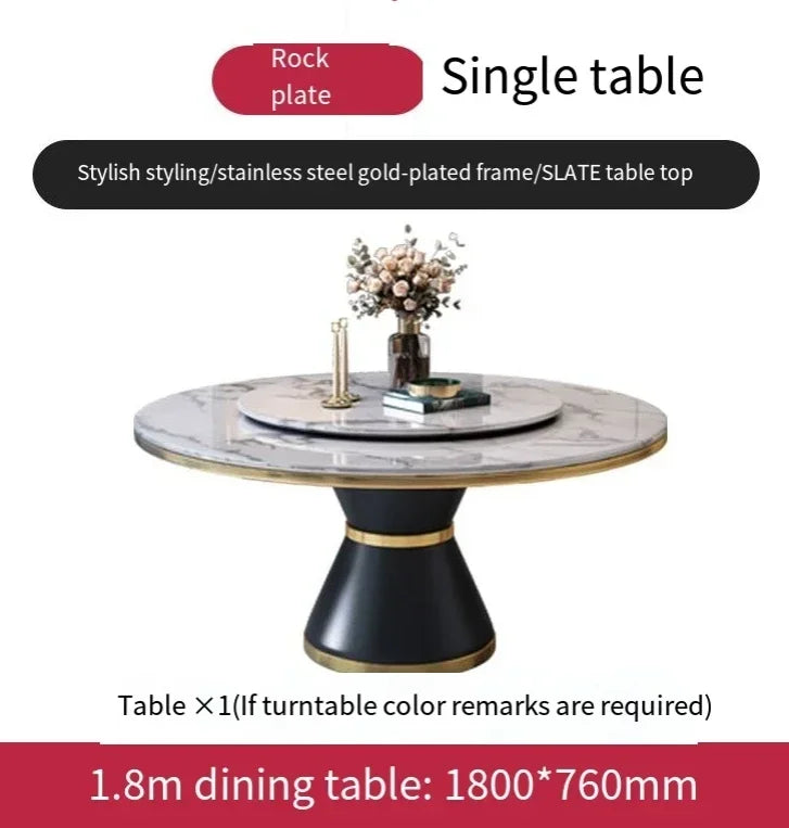 Luxury Dining Table 8 Chairs, Dining Rooms