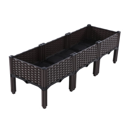 Plastic Raised Garden Bed with Legs