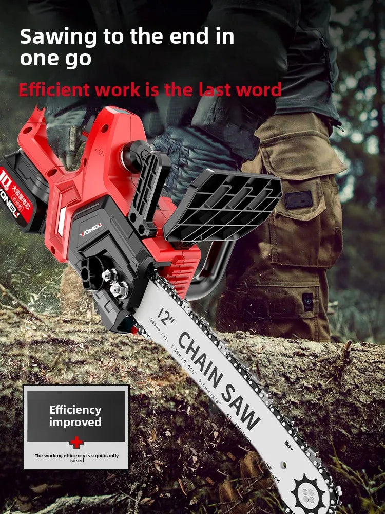 Cordless chainsaw household