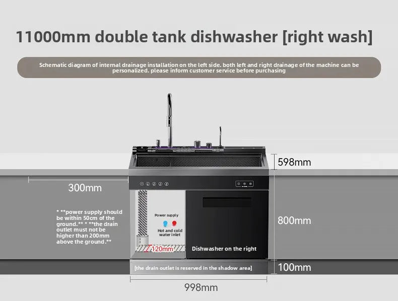 Sink Dishwasher All-in-one