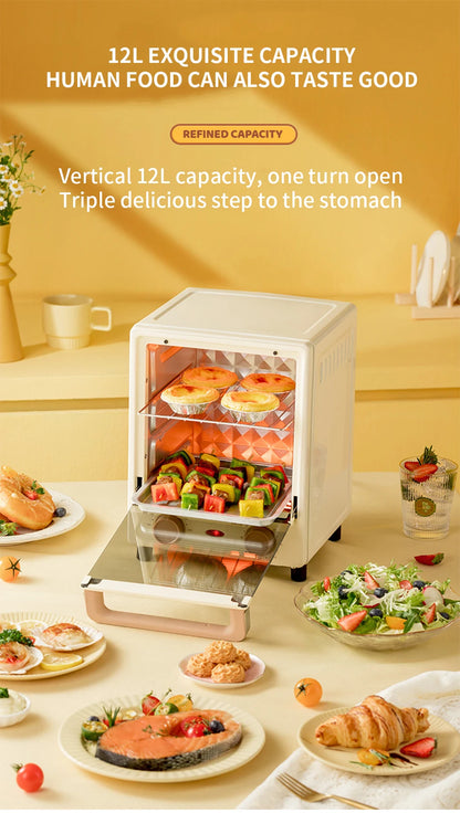 12L Mini Vertical Electric Oven
