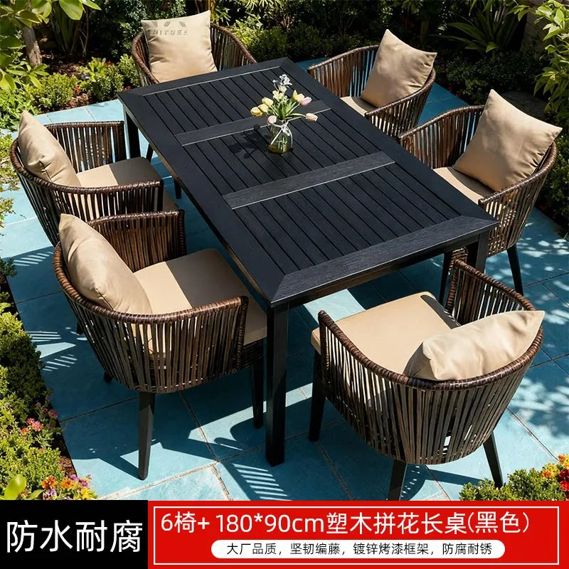 Wood Modern Garden Furniture Sets