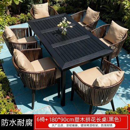Wood Modern Garden Furniture Sets