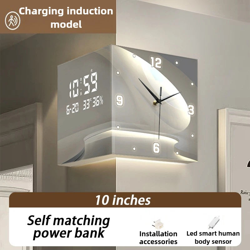 Room Corner Wall Mounted Clocks