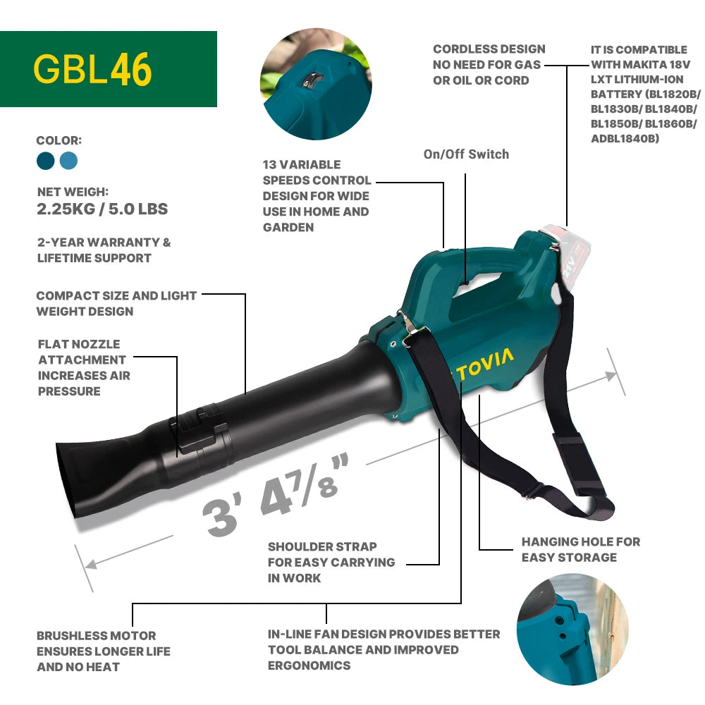 T TOVIA powerful blower brushless