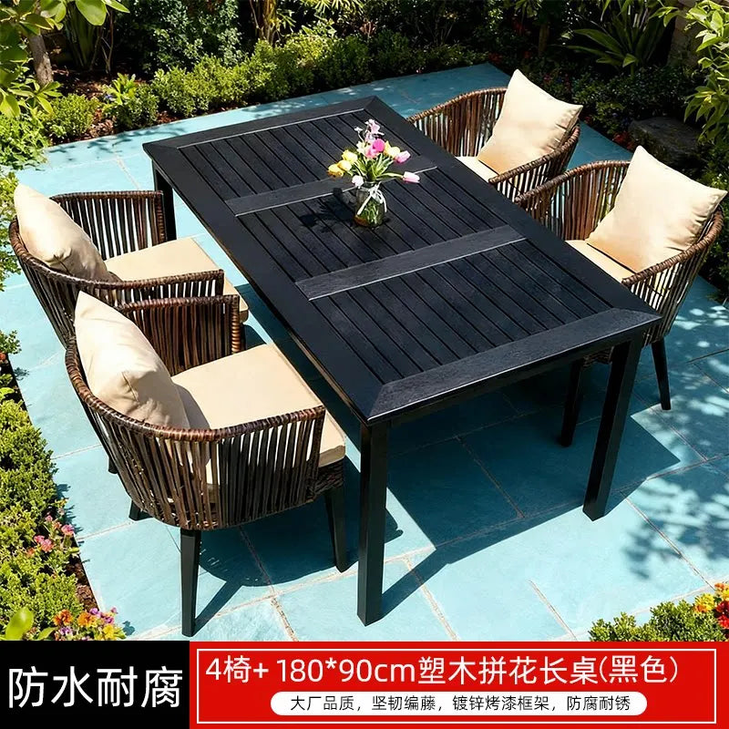 Wood Modern Garden Furniture Sets