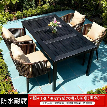 Wood Modern Garden Furniture Sets