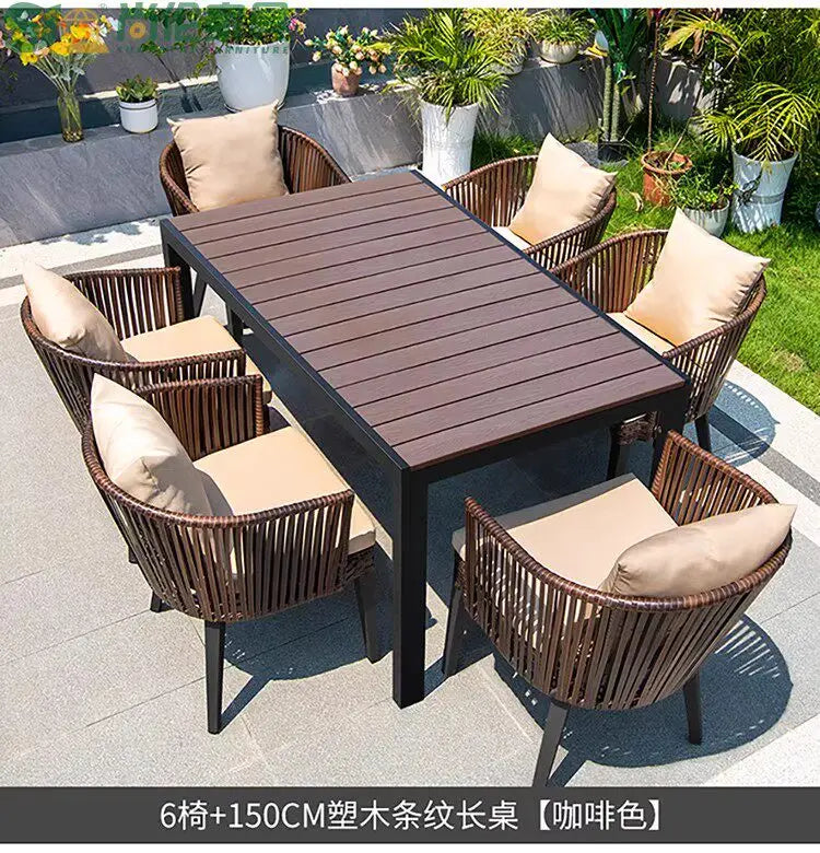 Wood Modern Garden Furniture Sets