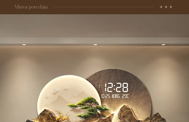 Modern Nordic Wall Watch Digital