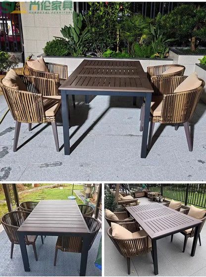 Wood Modern Garden Furniture Sets