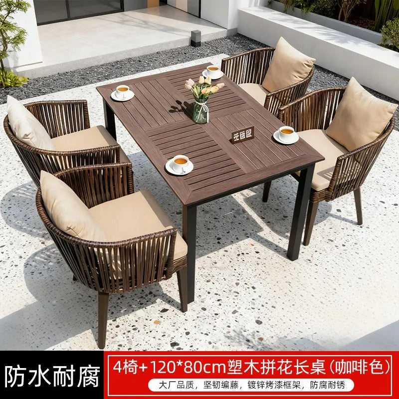 Wood Modern Garden Furniture Sets