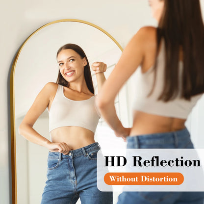 Floor Mirror with Aluminum Alloy Frame