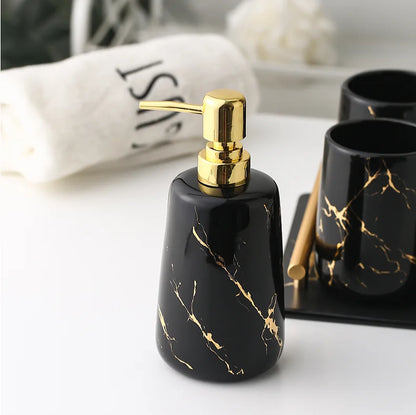 Ceramic Toiletries Bathroom Set
