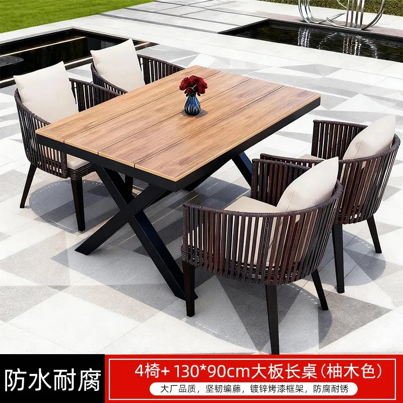 Wood Modern Garden Furniture Sets