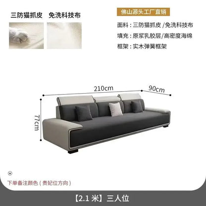 Oversized Cushion Living Room Sofas