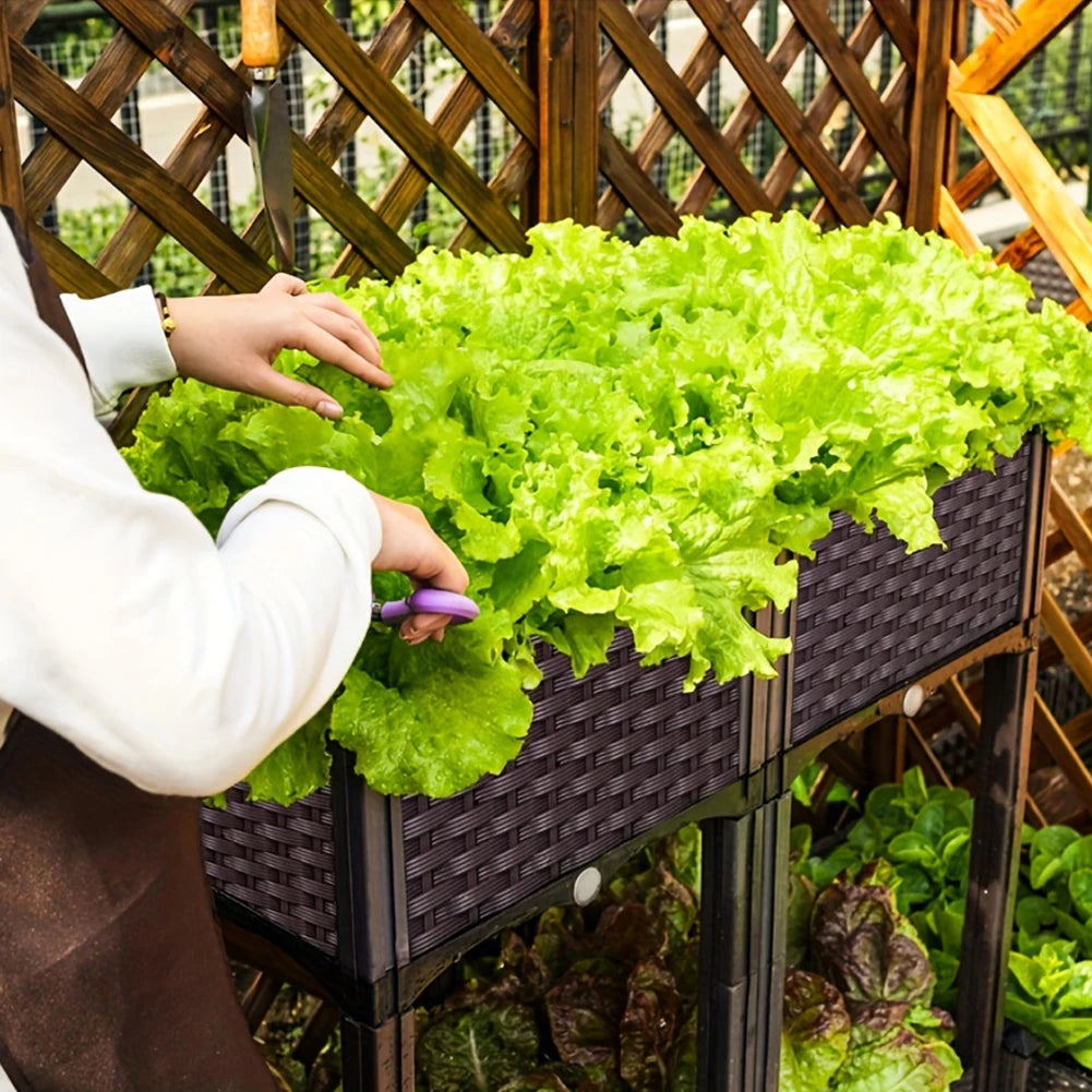 Plastic Raised Garden Bed with Legs