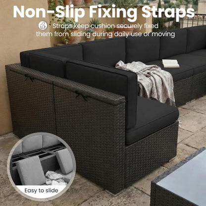 8 Pieces Patio Furniture Set