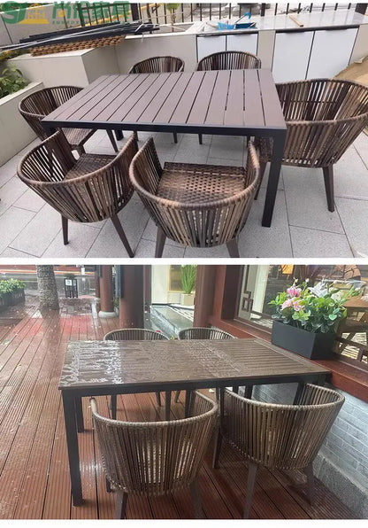 Wood Modern Garden Furniture Sets