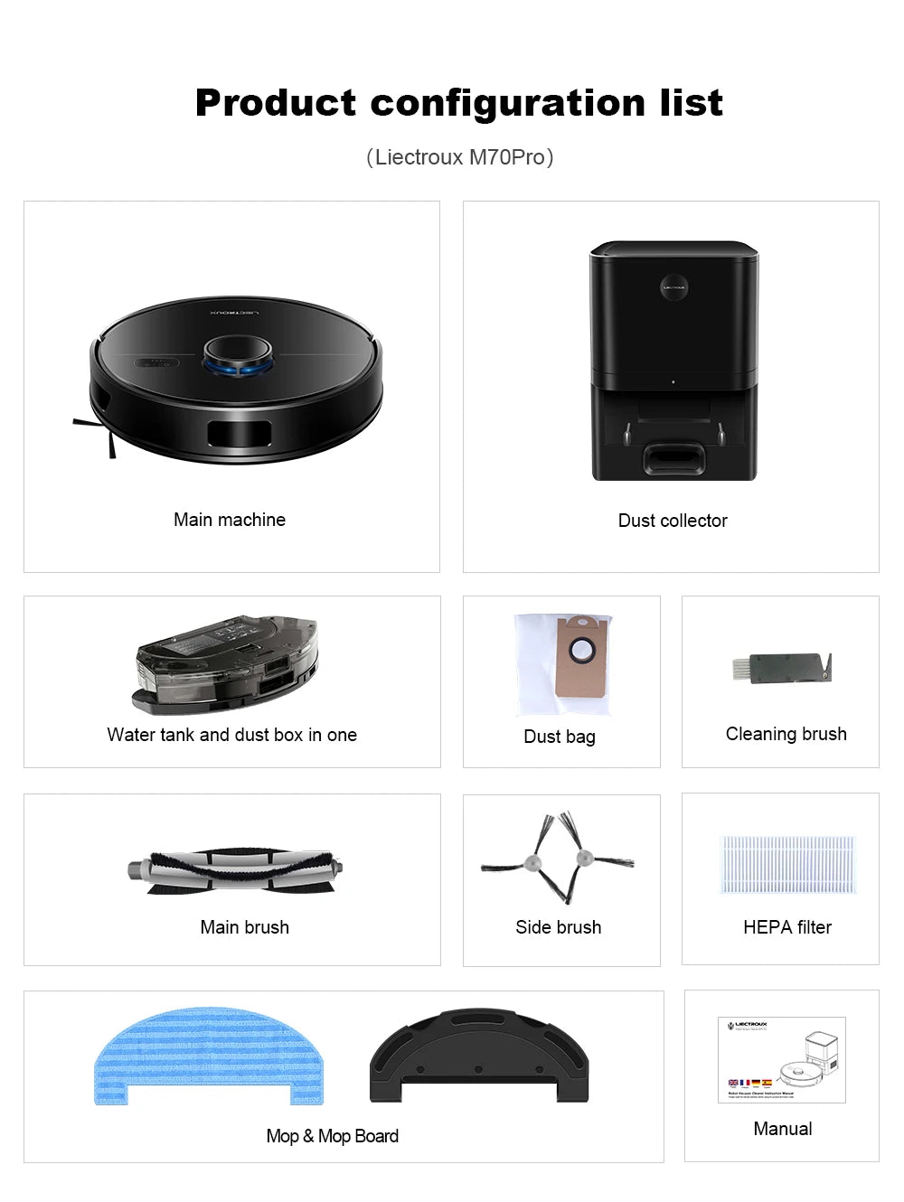 LDS Robot Vacuum Cleaner & Mop