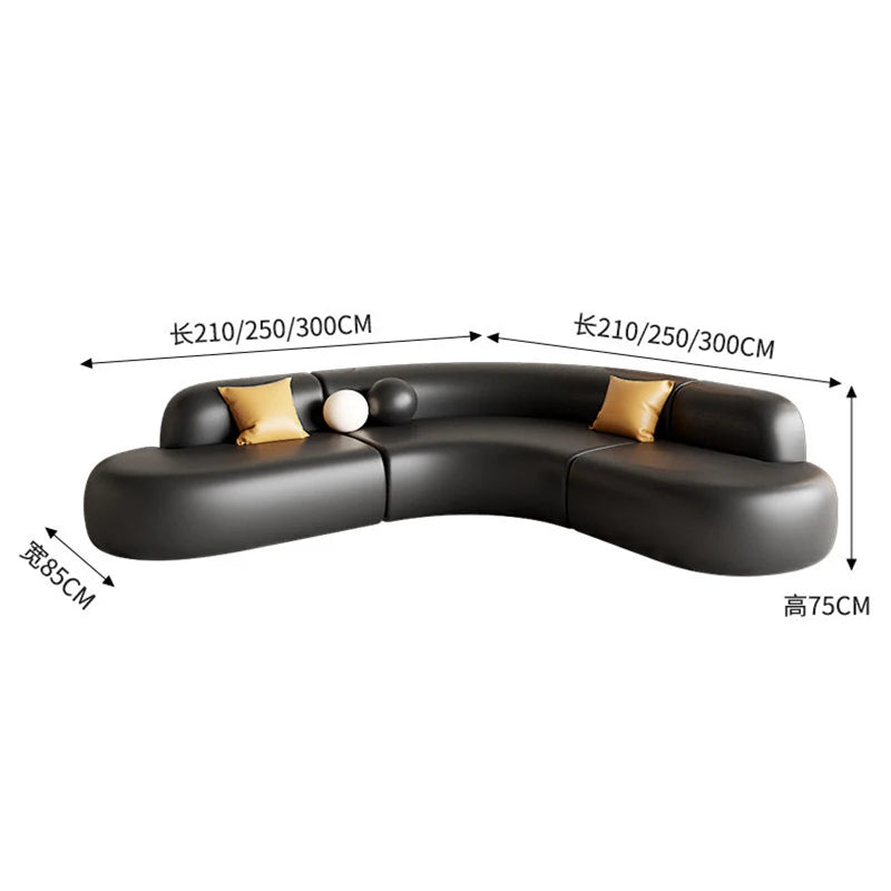 Italian Minimalist Office Sofa Modern