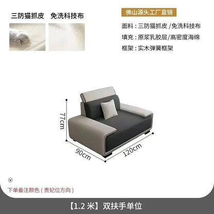 Oversized Cushion Living Room Sofas
