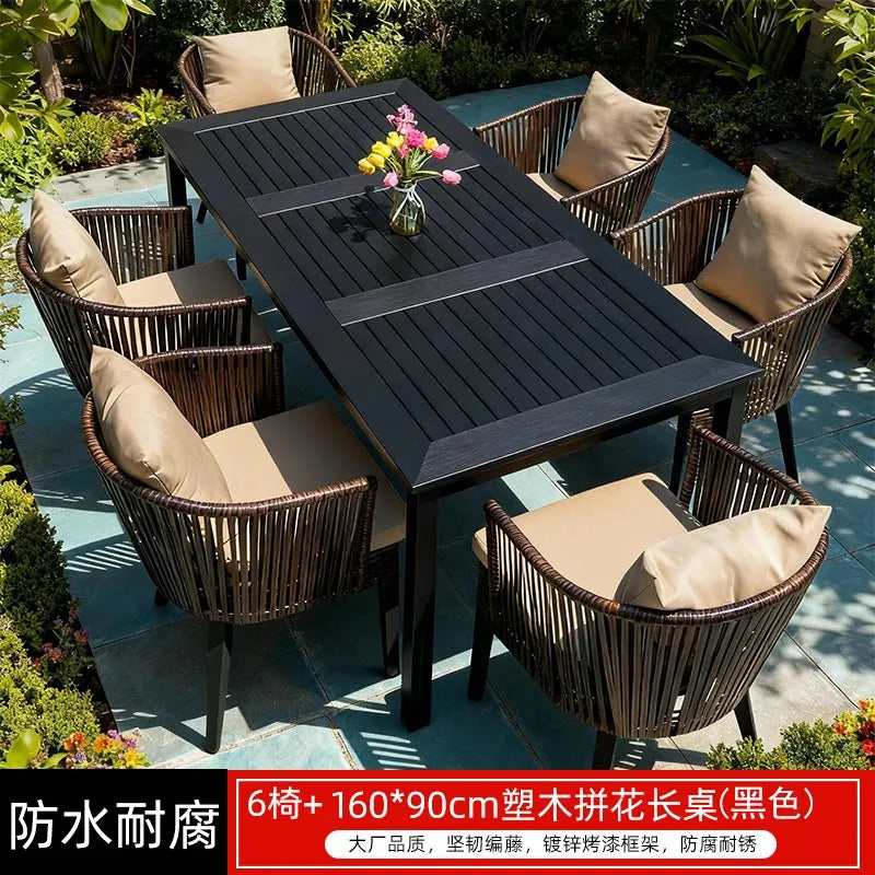 Wood Modern Garden Furniture Sets