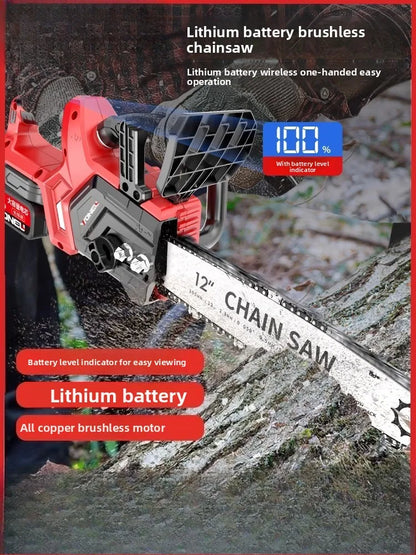 Cordless chainsaw household