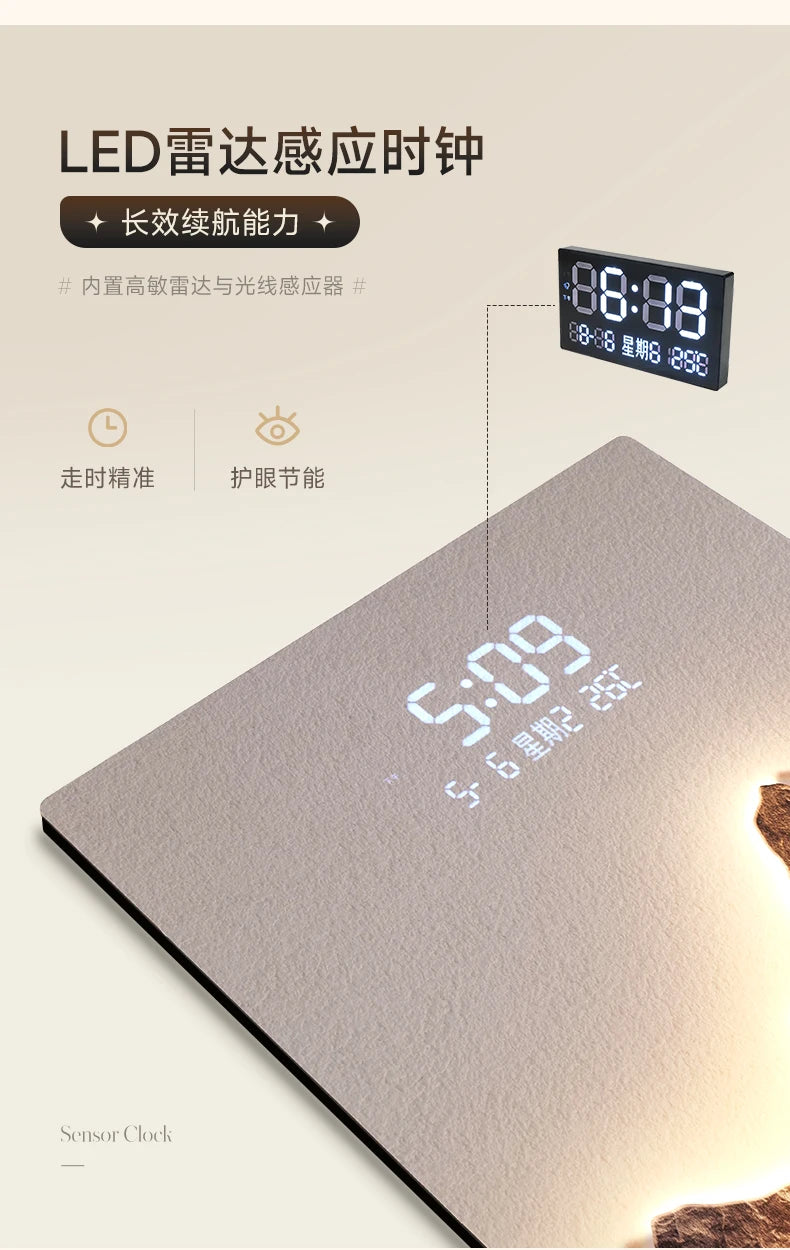 Modern Nordic Wall Watch Digital