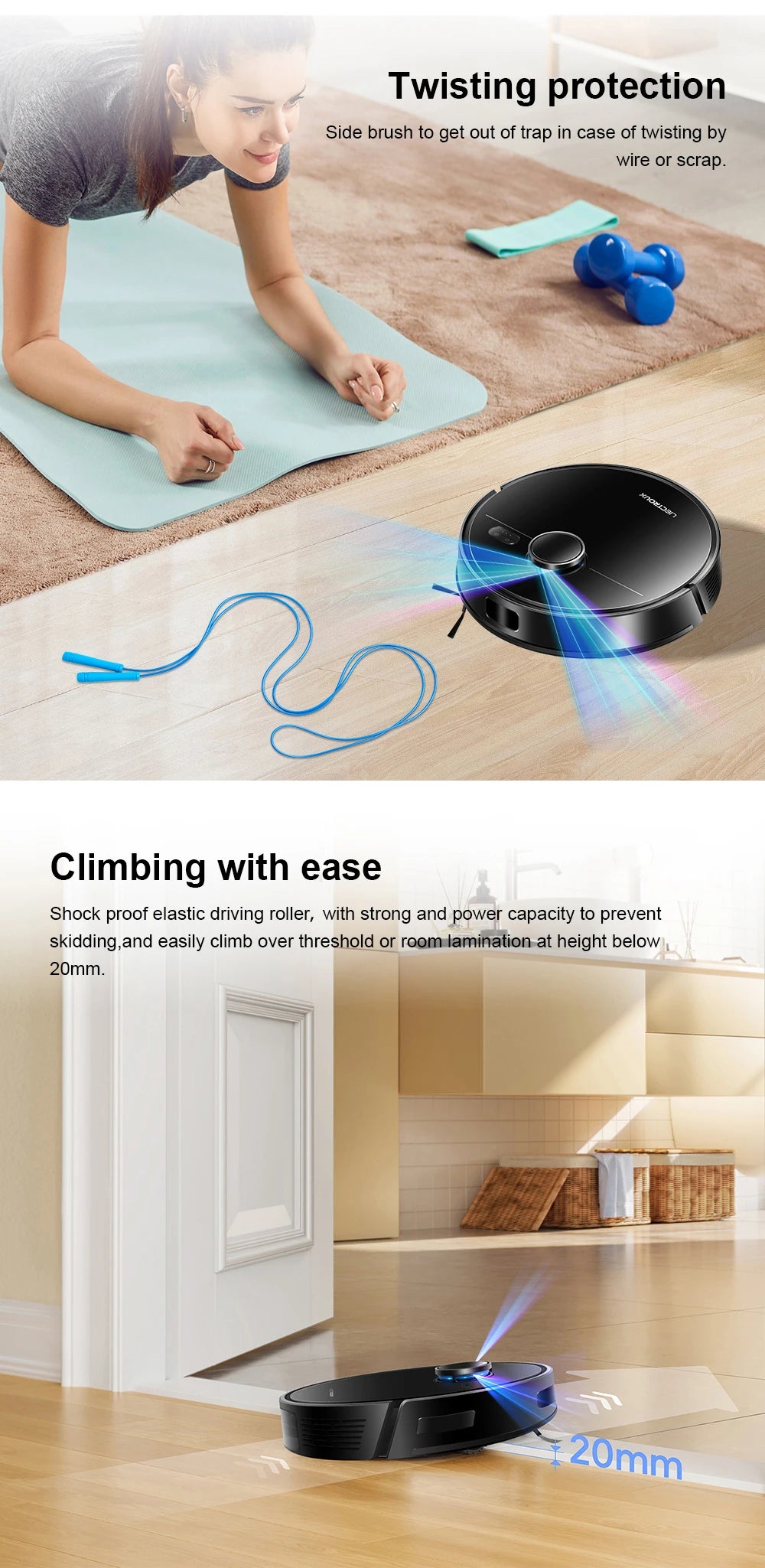 LDS Robot Vacuum Cleaner & Mop