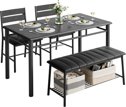 IRONCK Dining Table Set for 4