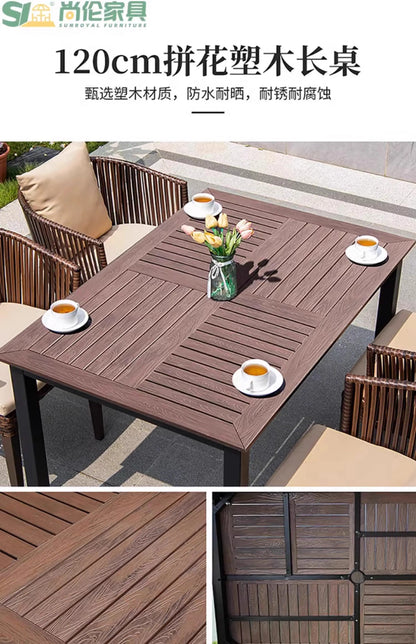 Wood Modern Garden Furniture Sets