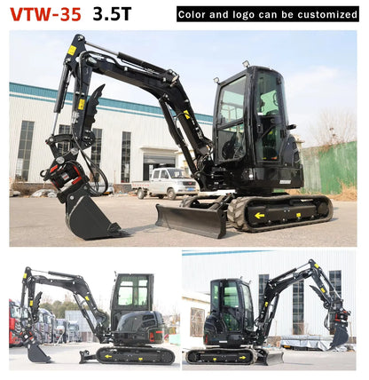 VOTE Free Shipping Mini Excavator