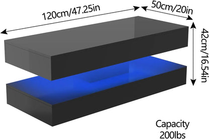 Modern Stylish Coffee Table with LED lights
