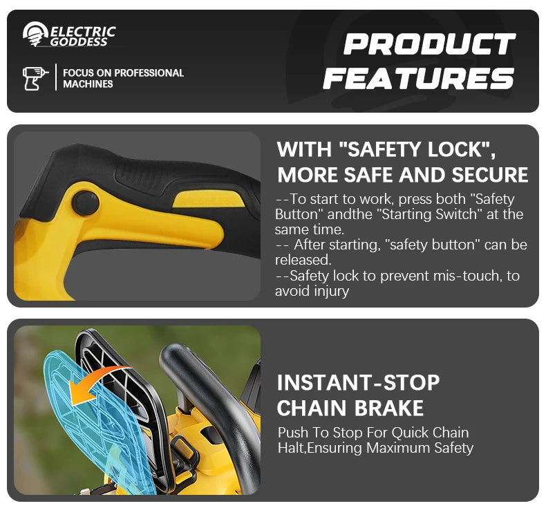 12 Inch Brushless Electric ChainSaw