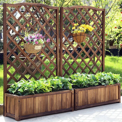 Raised Garden Bed, Wooden Planter Box