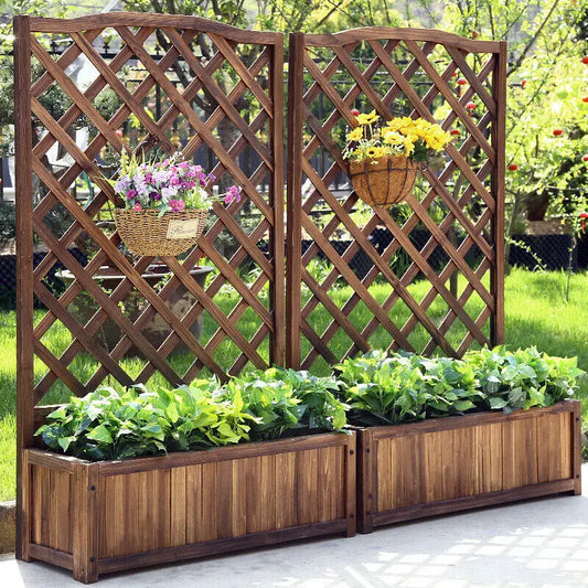 Raised Garden Bed, Wooden Planter Box