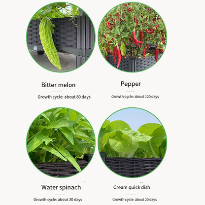 Plastic Raised Garden Bed with Legs