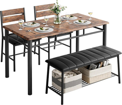 IRONCK Dining Table Set for 4