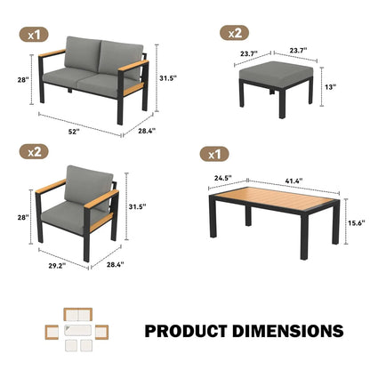 Aluminum Outdoor Furniture Set