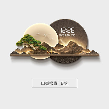 Modern Nordic Wall Watch Digital