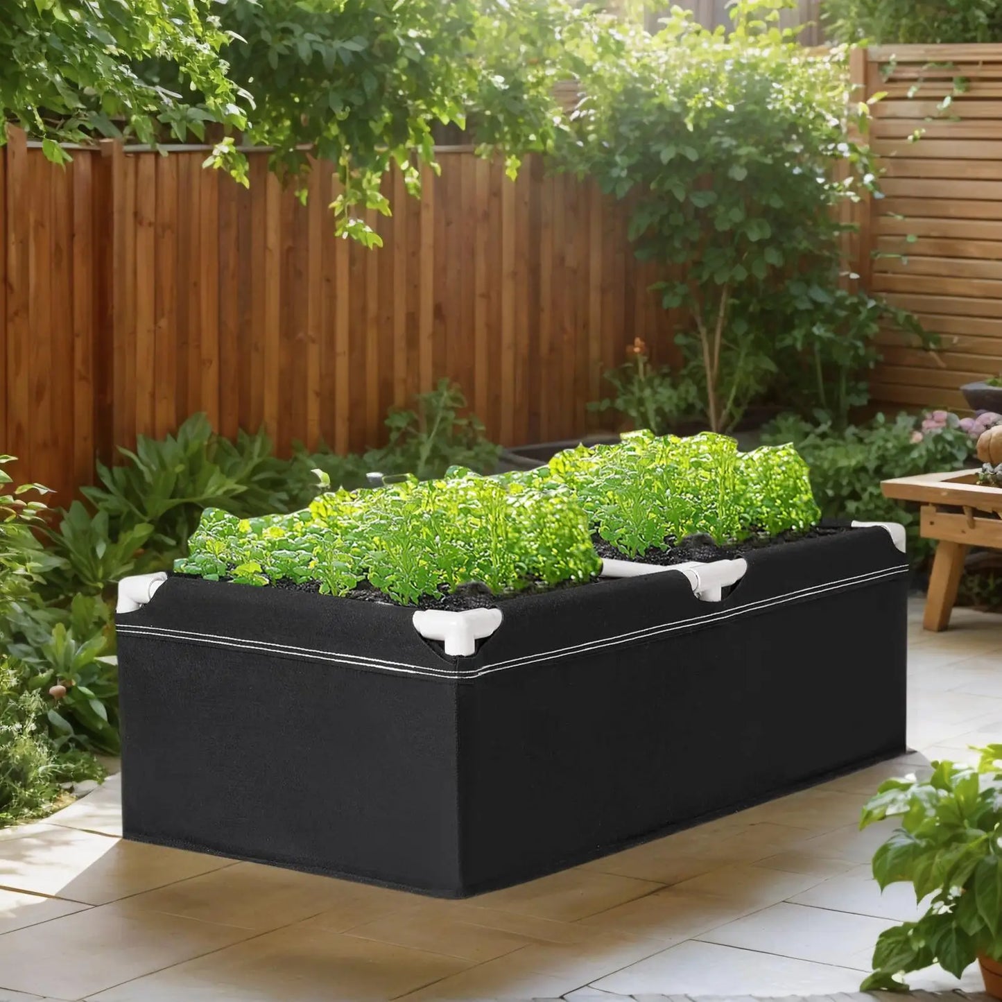Fabric Garden Plant Bed Rectangular
