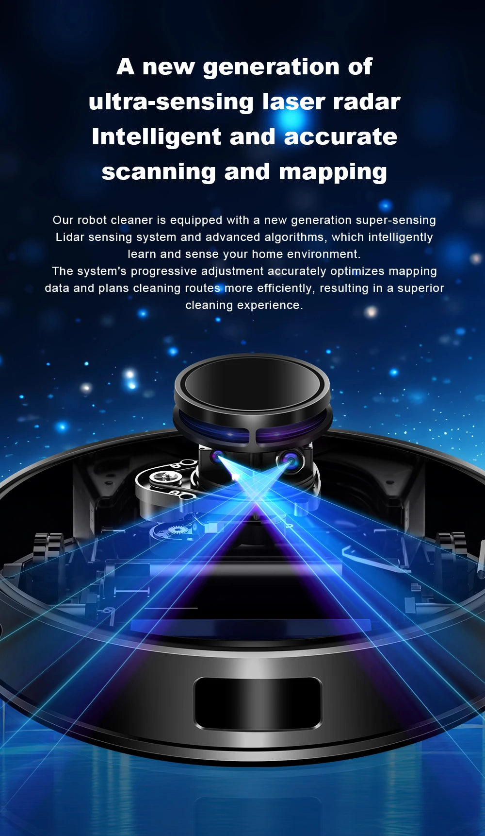 LDS Robot Vacuum Cleaner & Mop