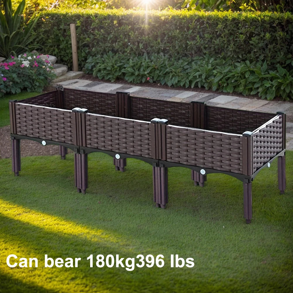 Plastic Raised Garden Bed with Legs