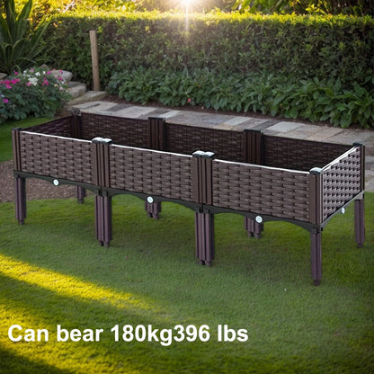 Plastic Raised Garden Bed with Legs