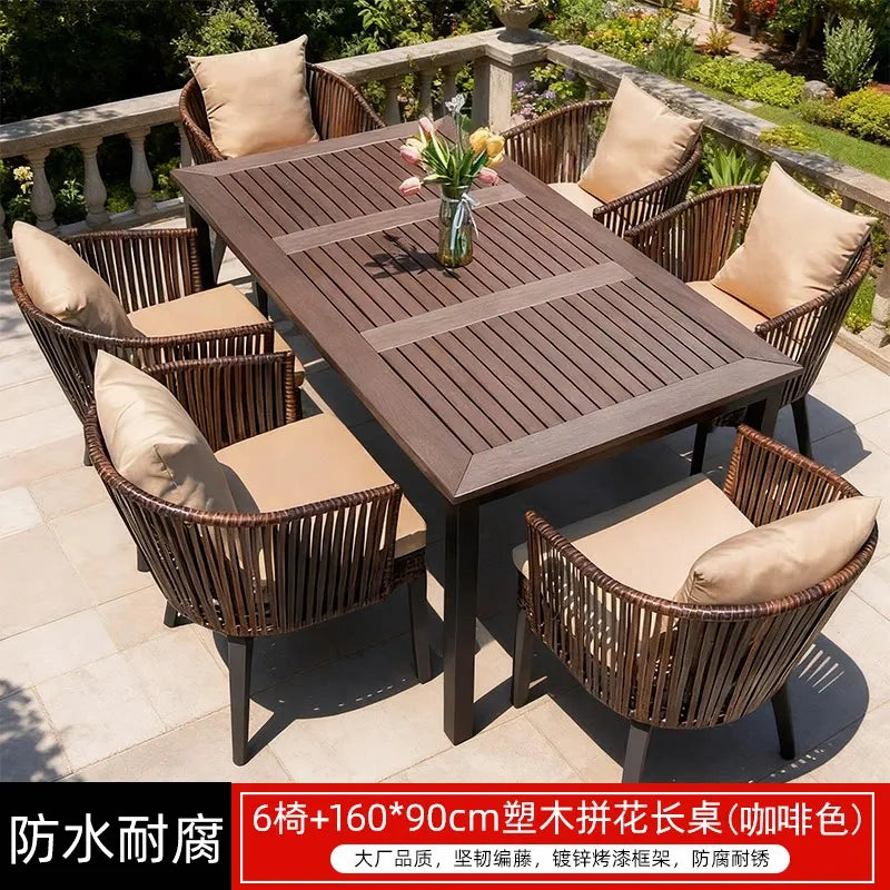 Wood Modern Garden Furniture Sets