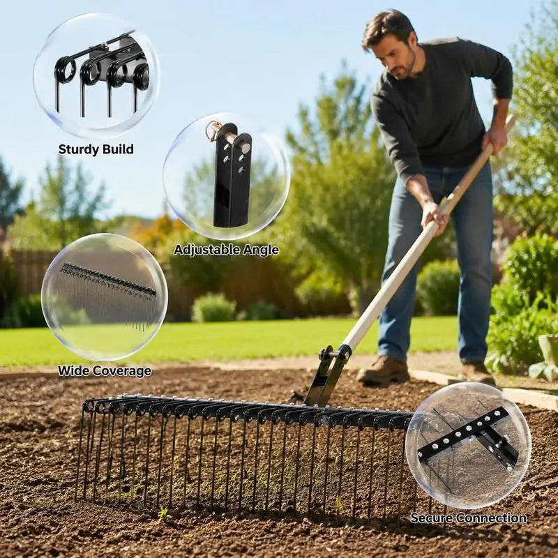 72 Inch Tractor Landscape Rake